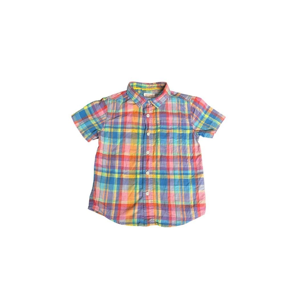 Boys Plaid Shirt Sz XS 4/5